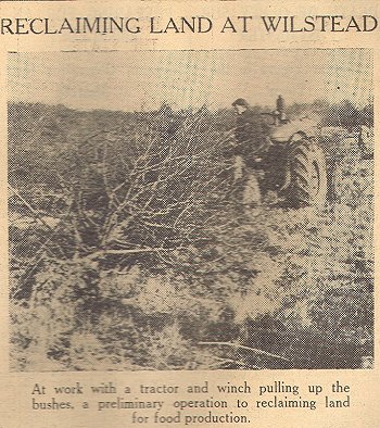 Reclaiming land at Wilstead