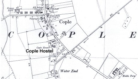 Location of Cople hostel