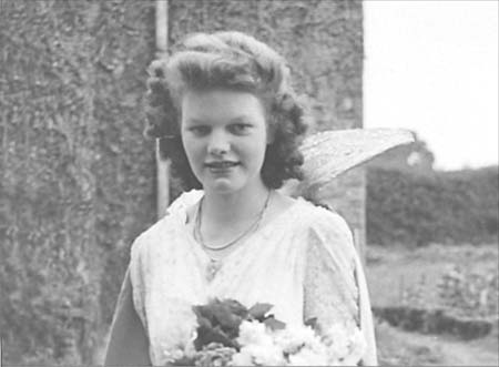 Myra Griffiths, May Queen, 1945