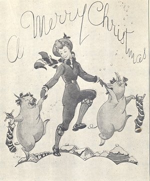 Cover of The Land Girl, December 1944