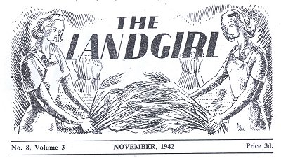 Cover drawing from The Land Girl