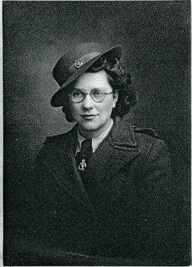 Portrait photo of Phylis Odell in uniform