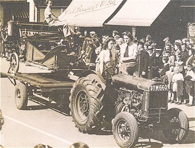 "Wings for Victory Week" parade in Bedford, June, 1943