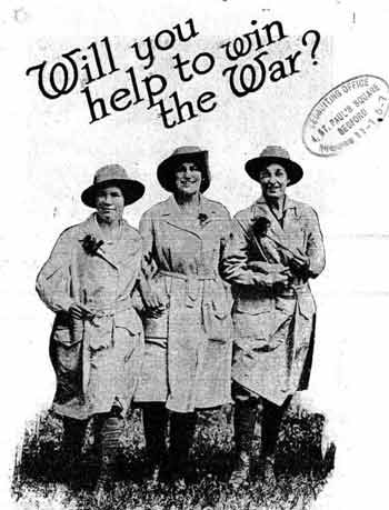 Will You Help Win the War? Recruiting leaflet c1917