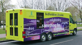 Photograph of Library Link Van