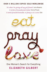 Book jacket for Eat, Pray, Love by Elizabeth Gilbert