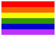 Gay pride flag