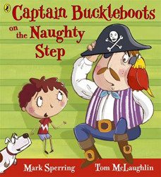 book cover of Captain Buckleboots on the  Naughty Step