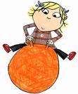 Charlie on a spacehopper