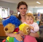 Mum and baby enjoying Rhyme Time