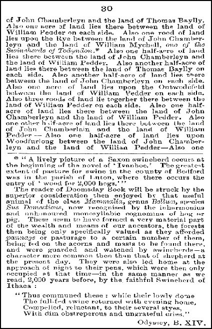 The History of Toddington by the Rev. F.A. Adams