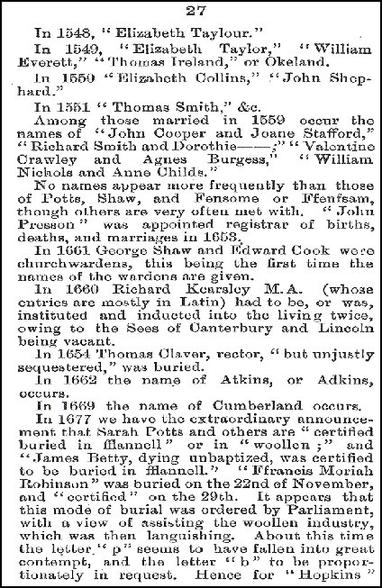 The History of Toddington by the Rev. F.A. Adams