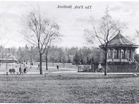 Bedford Park with view of the bandstand