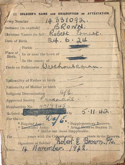 Robert Brown's Paybook