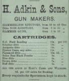 Adkin and Sons Advertisement