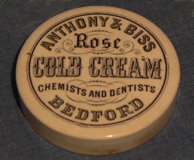Anthony and Biss Cold Cream Pot Lid