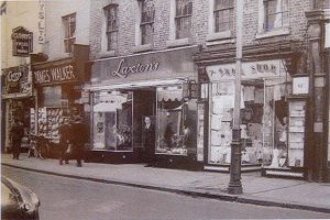 Facade of Laxton's, 63a High Street Bedford, c.1955