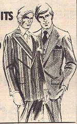 Mens suits 1976