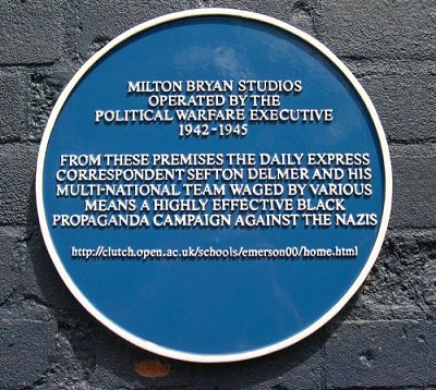 Commemorative Blue Plaque