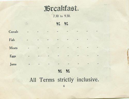 Railway Hotel Brochure