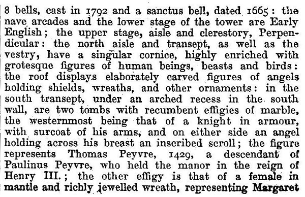 Toddington from Kellys Directory 1894 page 142, enlarged text