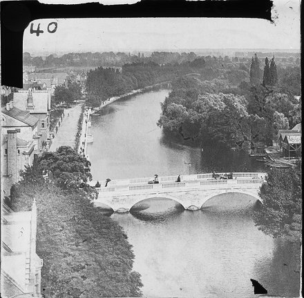 Aerial Photograph of Bedford Town Bridge