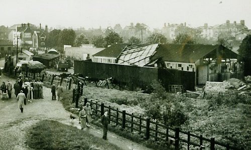 Southcourt Ave after the tornado 1950