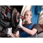 A man working on an engine