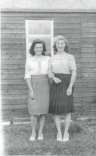 Sylvia Burns and Vicky Richards at Chimney Corner Hostel