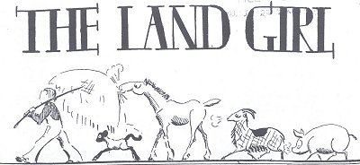 Cover drawing from The Land Girl