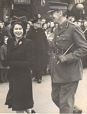 Princess Elizabeth and the Lord Lieutenant of Bedfordshire