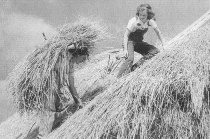 Betty Fuller, who served as a Land Girl 1939-1950