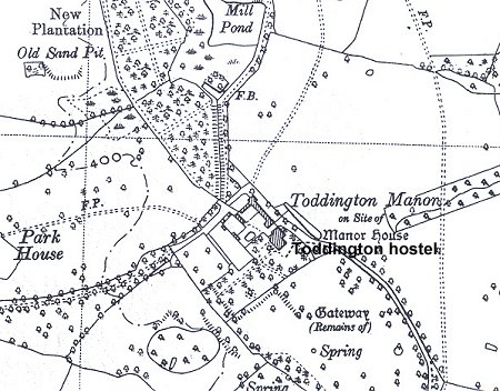 Location of Toddington hostel